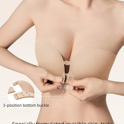 Seamless Strapless Push-Up Bra