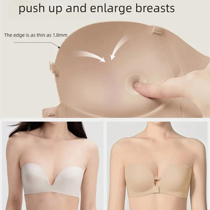 Seamless Strapless Push-Up Bra