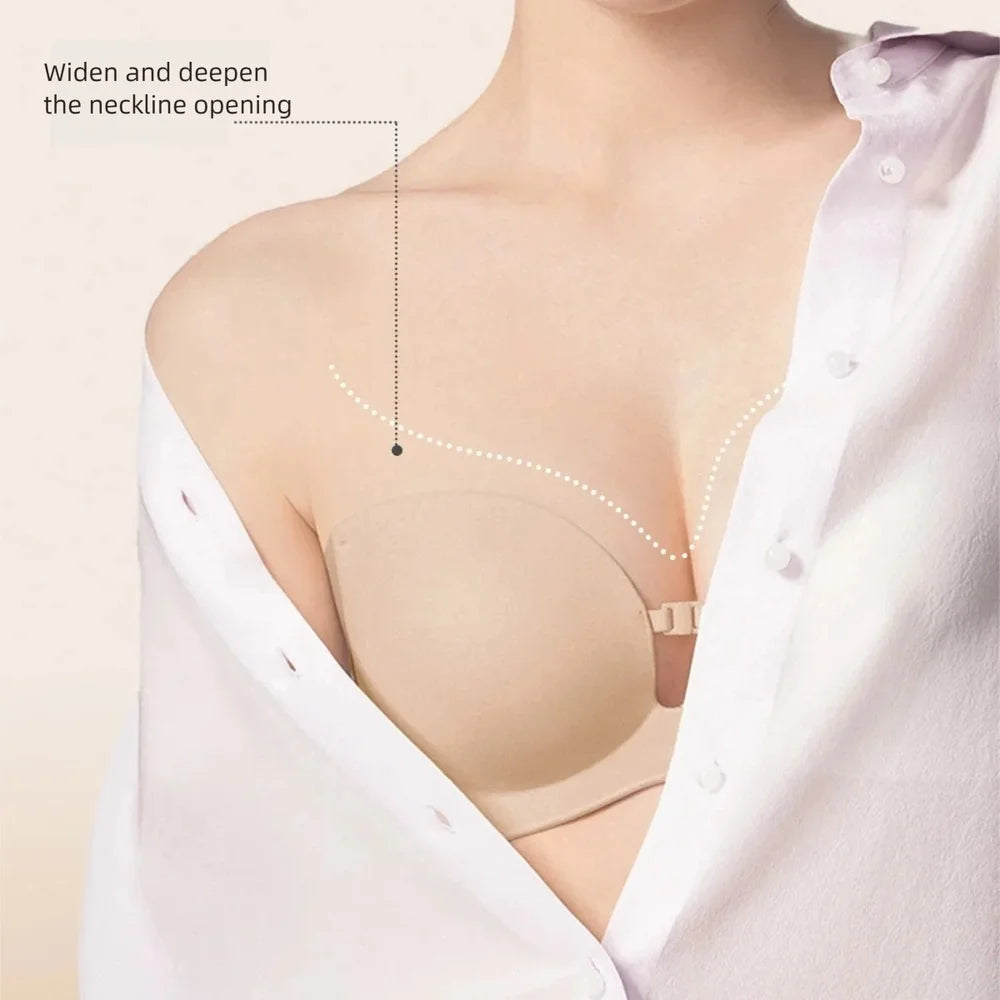 Seamless Strapless Push-Up Bra