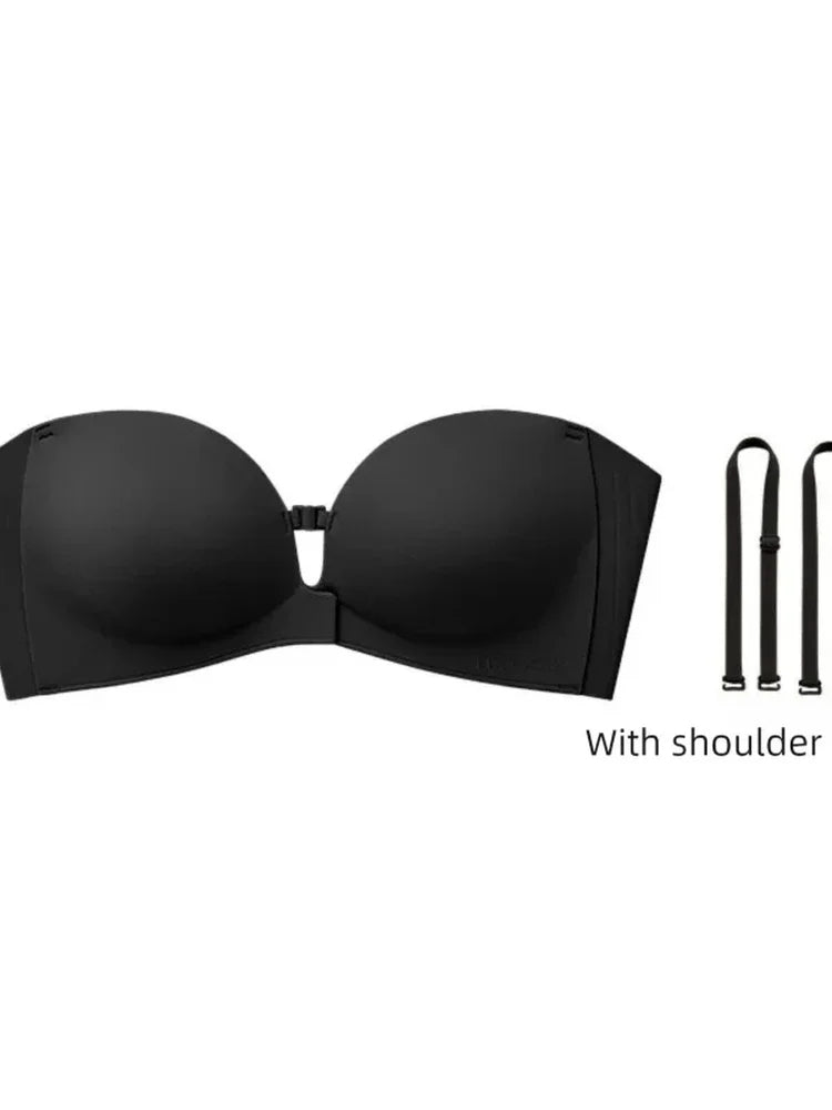 Seamless Strapless Push-Up Bra