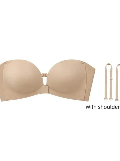 Seamless Strapless Push-Up Bra